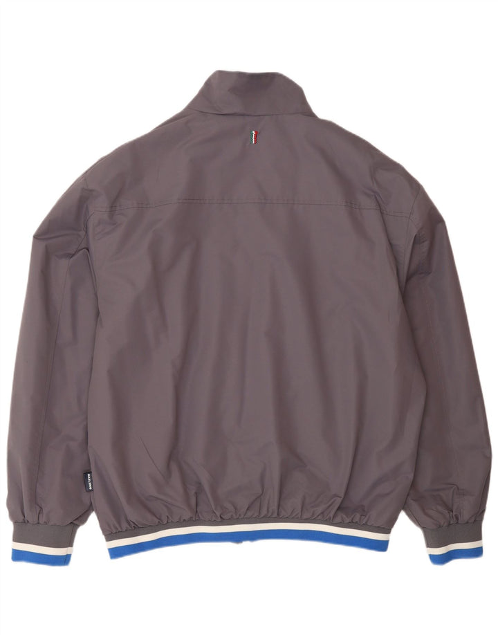 Kappa Mens Bomber Jacket UK 46 3XL Grey