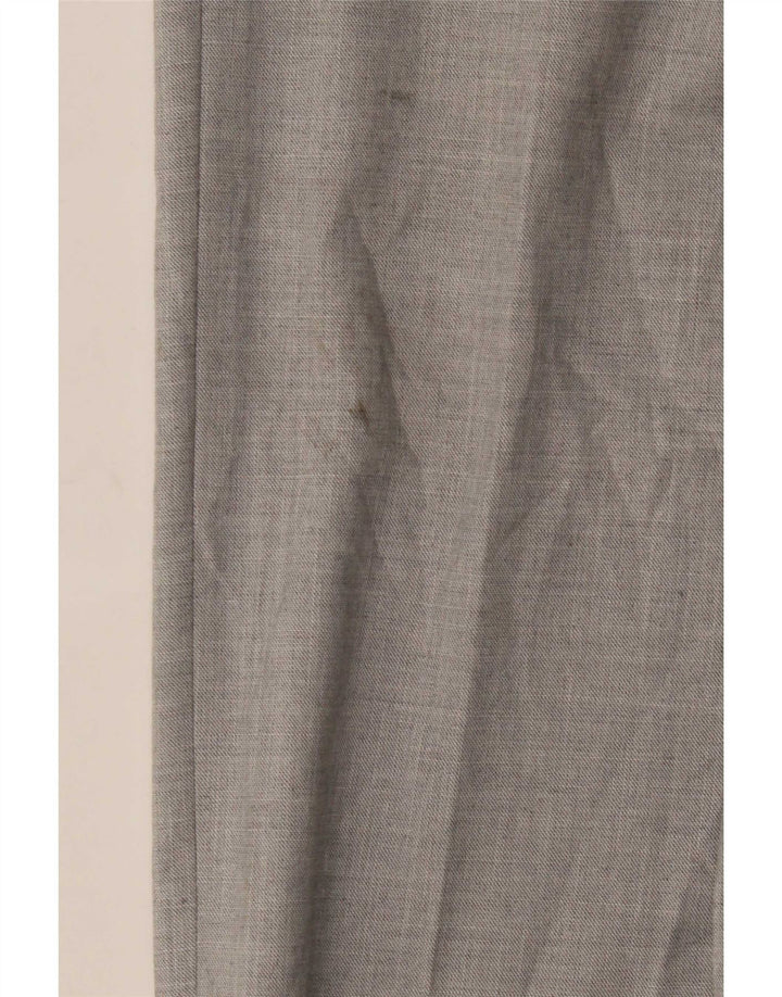 Marks & Spencer Herre Slim Suit Bukser W32 L31 Grå Polyester Classic