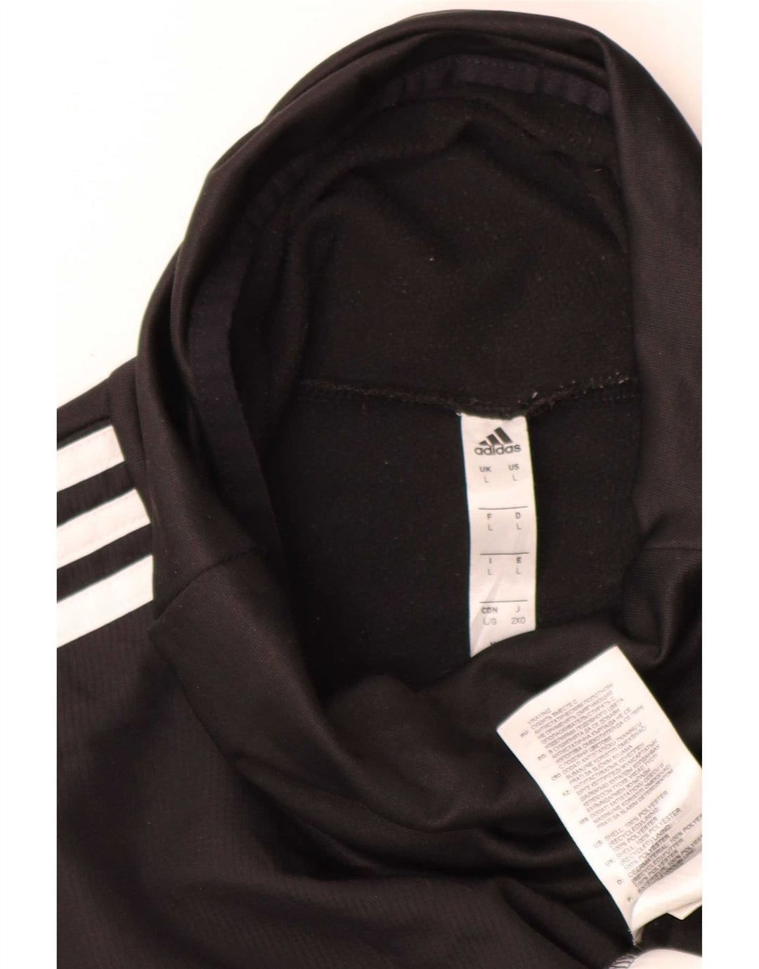 Adidas Męska koszulka Climawarm z okrągłym dekoltem i długim rękawem, duży, czarny poliester