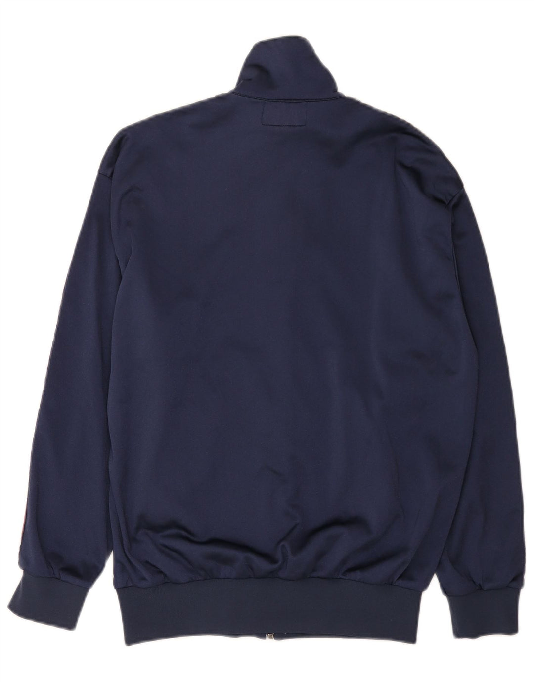 Asics Mens Graphic Tracksuit Top Jacket IT 46 Small Navy Blue Colourblock