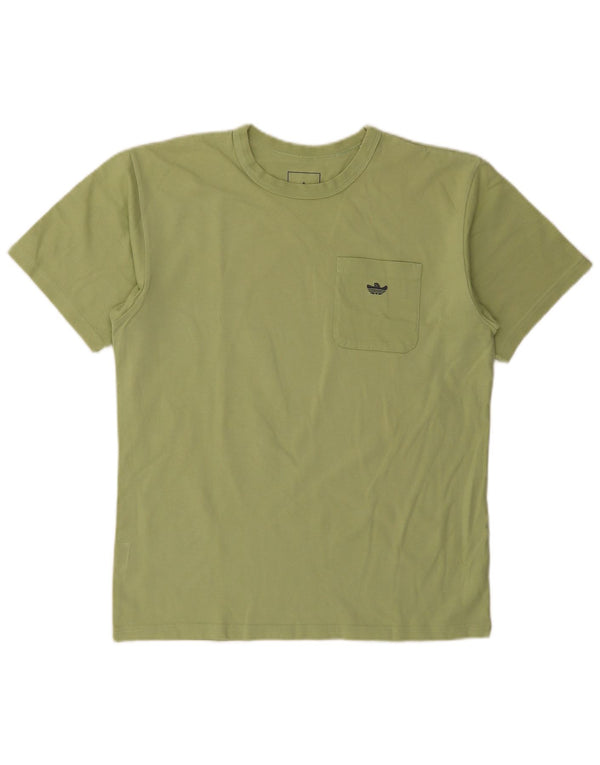Camiseta Adidas Hombre Top Medium Verde Algodón
