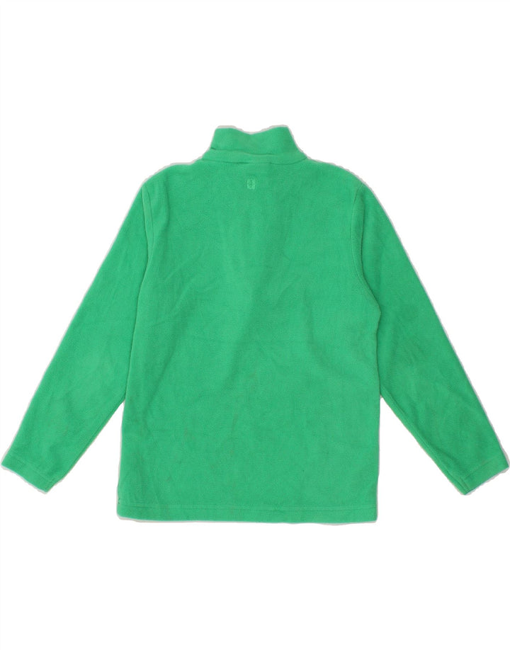 MOUNTAIN WAREHOUSE Girls Zip Neck Jumper Sweater 9-10 Years  Green Vintage Mountain Warehouse and Second-Hand Mountain Warehouse from Messina Hembry 