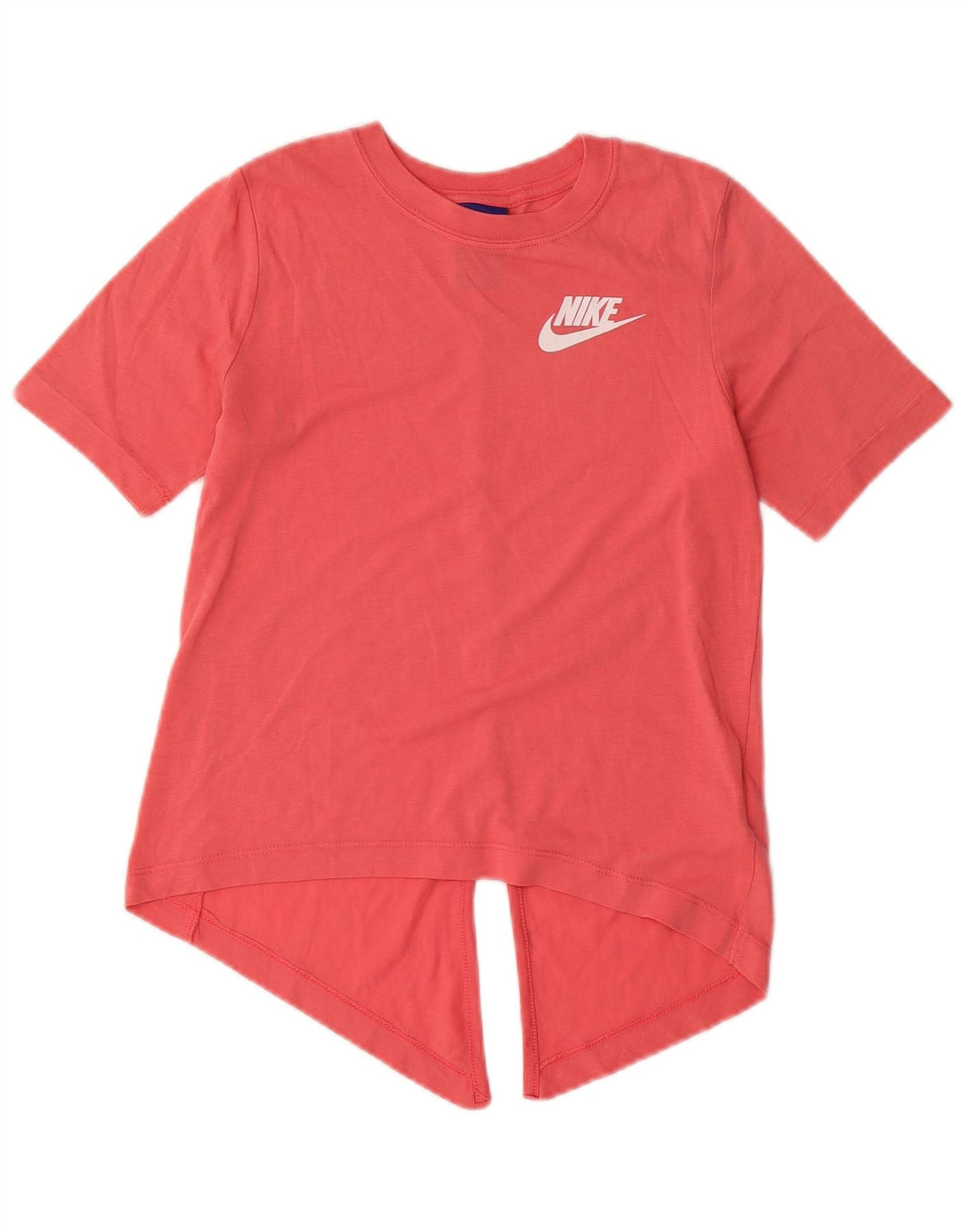 Nike Girls T-Shirt Top 10-11 Years Medium Pink Polyester