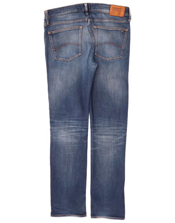Jeans dritti da uomo Tommy Hilfiger W36 L34 cotone blu