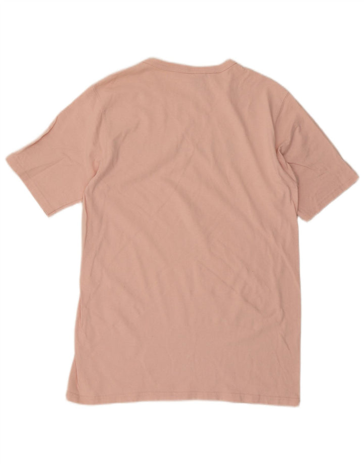 CHAMPION Mens Graphic T-Shirt Top Large Pink Cotton