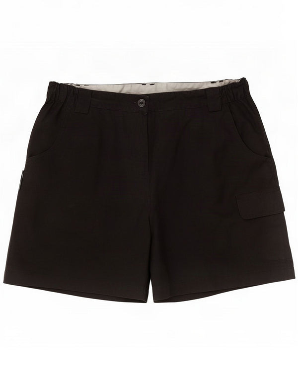 Mountain Warehouse Womens Cargo Shorts UK 10 Small W27 Black Polyester