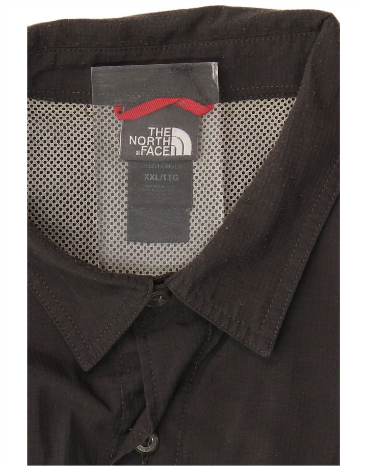 The North Face Kortærmet Herreskjorte 2XL Grå Nylon