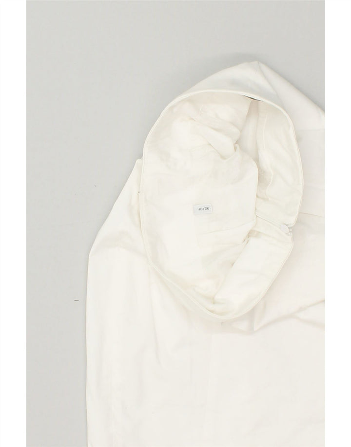 ICEBERG Womens Straight Skirt IT 40 Small W26 White Cotton | Vintage Iceberg | Thrift | Second-Hand Iceberg | Used Clothing | Messina Hembry 