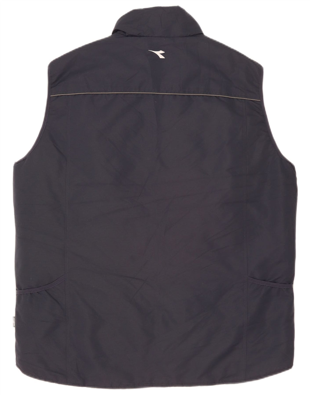 Diadora Womens Utility Gilet UK 24 3XL Navy Blue Polyester