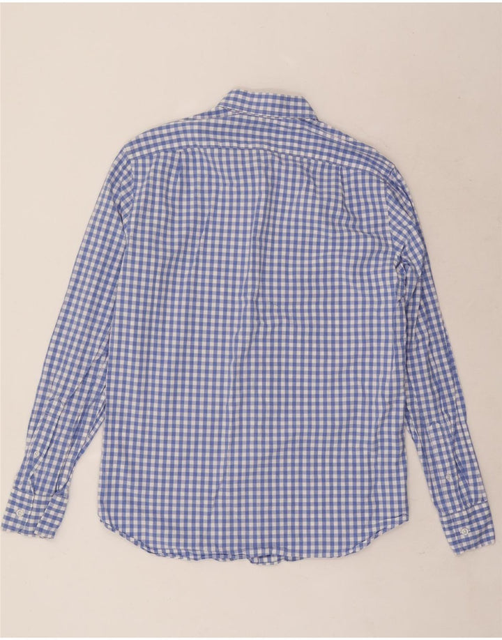 J. Crew Mens Classic Fit ing Középkék Gingham Cotton