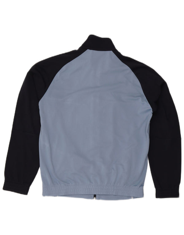 Diadora Veste de survêtement graphique pour homme UK 36 Small Bleu marine Colourblock