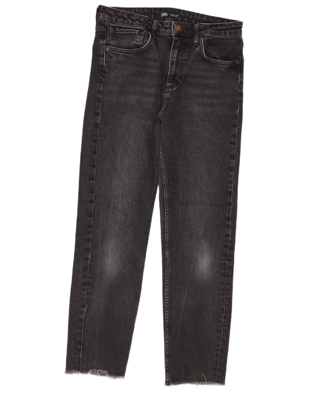 Zara Womens Slim Jeans EU 40 Medium W30 L27 Black