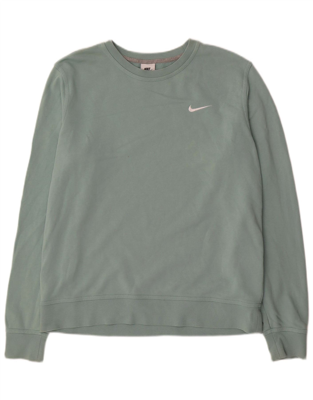 NIKE Mens Sweatshirt Jumper Large Blue Cotton