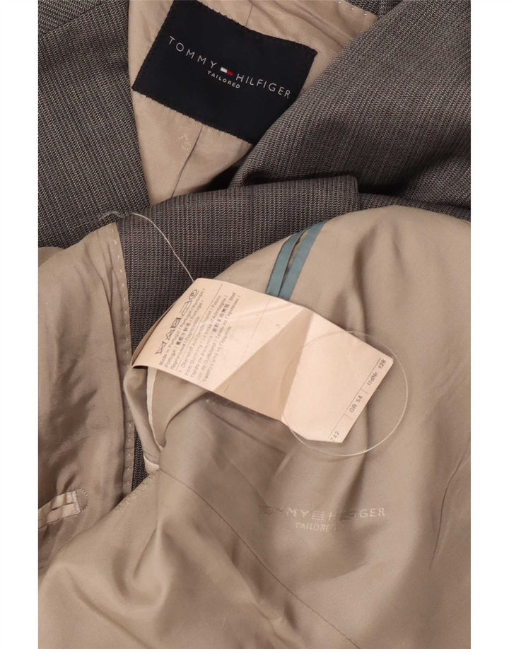 Tommy Hilfiger muška jakna sa 2 gumba IT 54 2XL siva djevičanska vuna