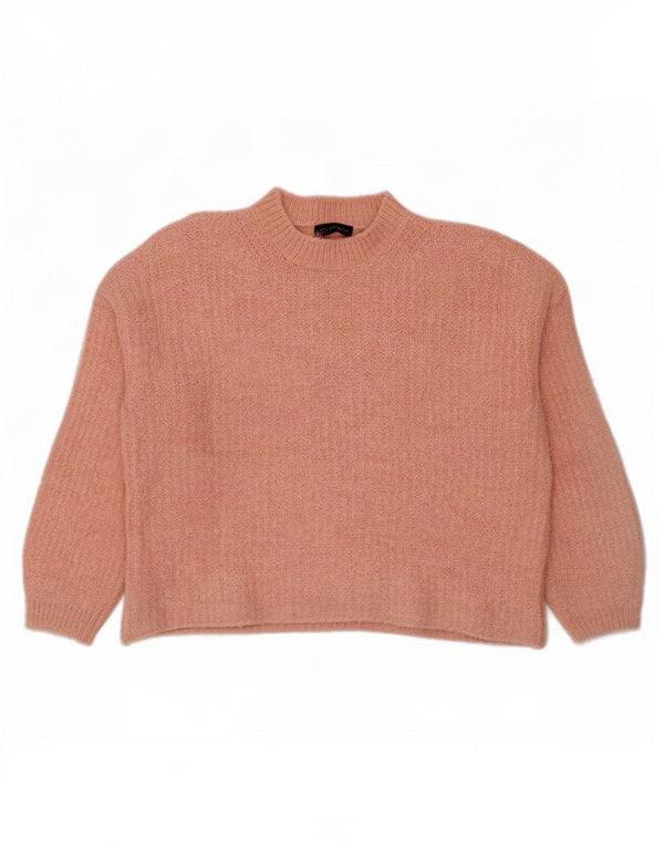 Marks & Spencer Rollkragenpullover für Damen, Gr. 14, Mittelrosa