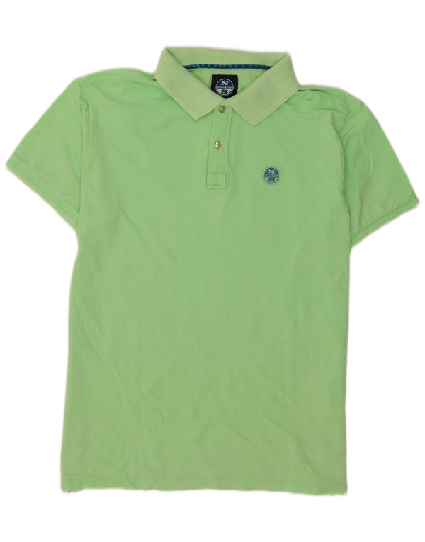 North Sails Mens Polo Shirt 2XL Green Cotton