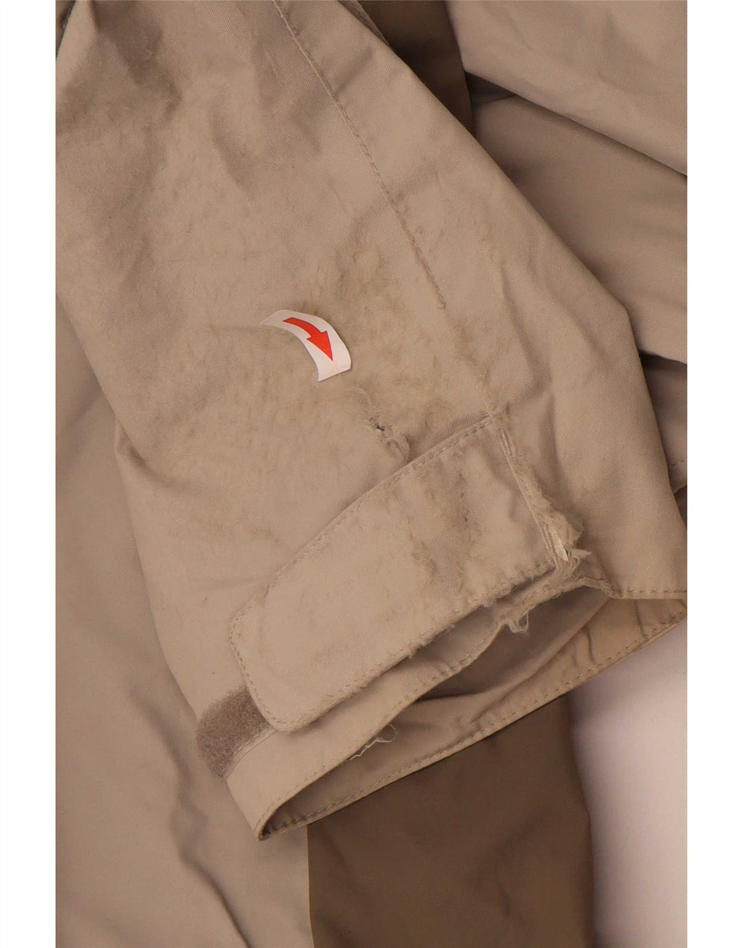Jack Wolfskin Mens Rain Jacket UK 44/46 XL Beige Colourblock Polyamide