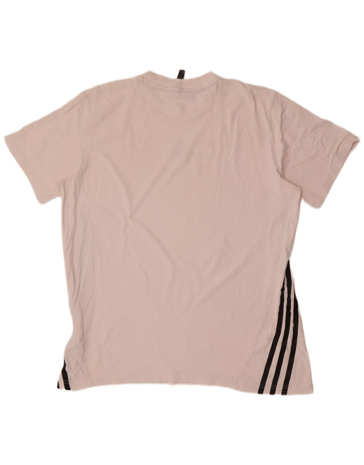 Adidas T-Shirt Homme Haut Large Blanc