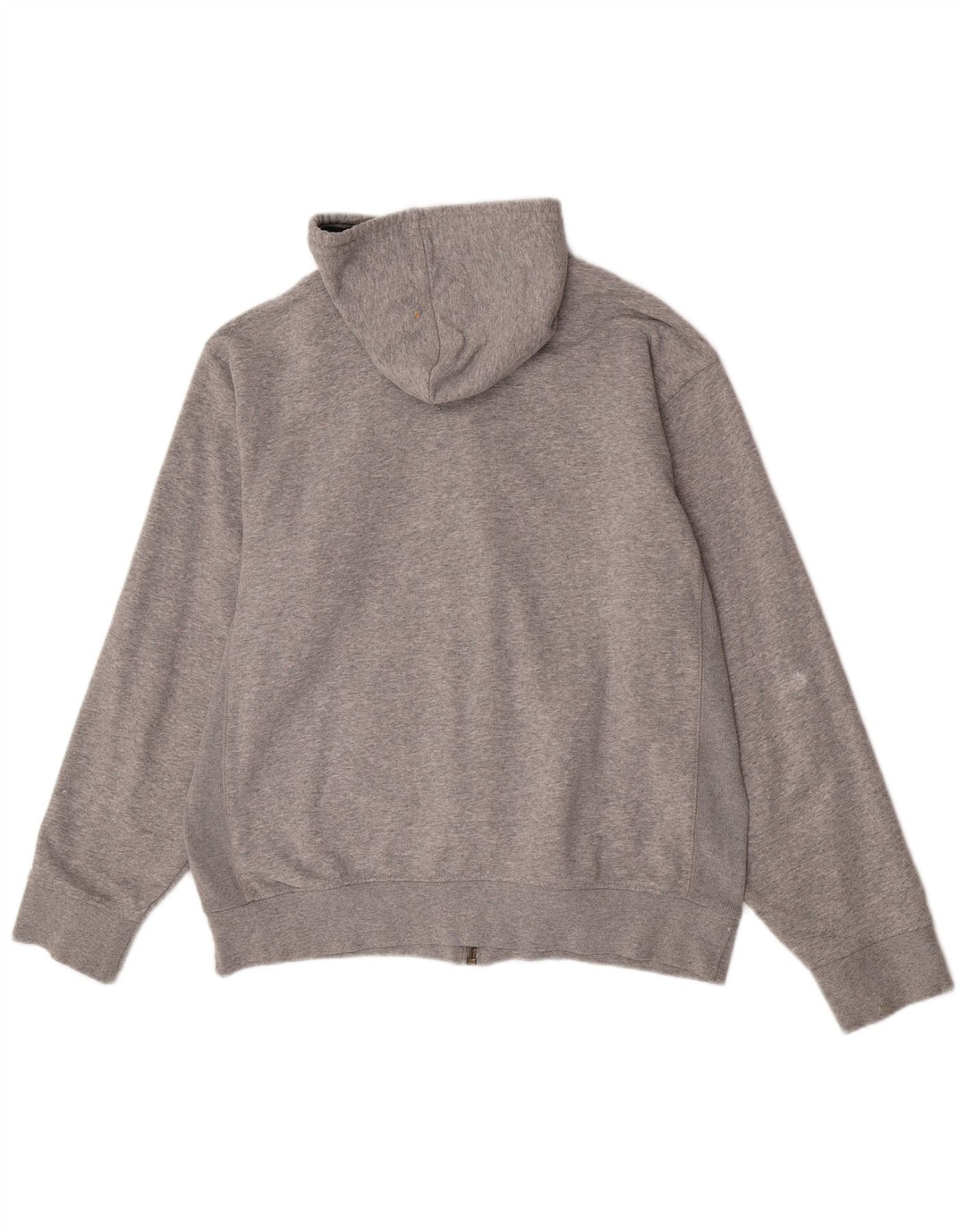 Timberland Mens Zip Hoodie Sweater Large Grey Cotton