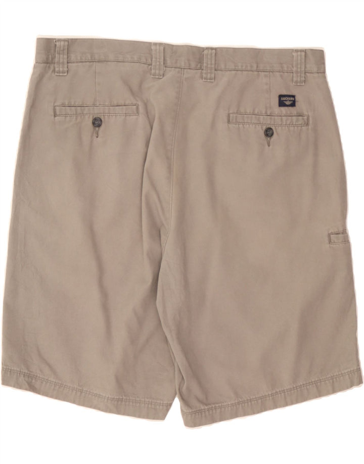 DOCKERS Mens Relaxed Fit Cargo Shorts W38 XL  Grey Cotton Vintage Dockers and Second-Hand Dockers from Messina Hembry 