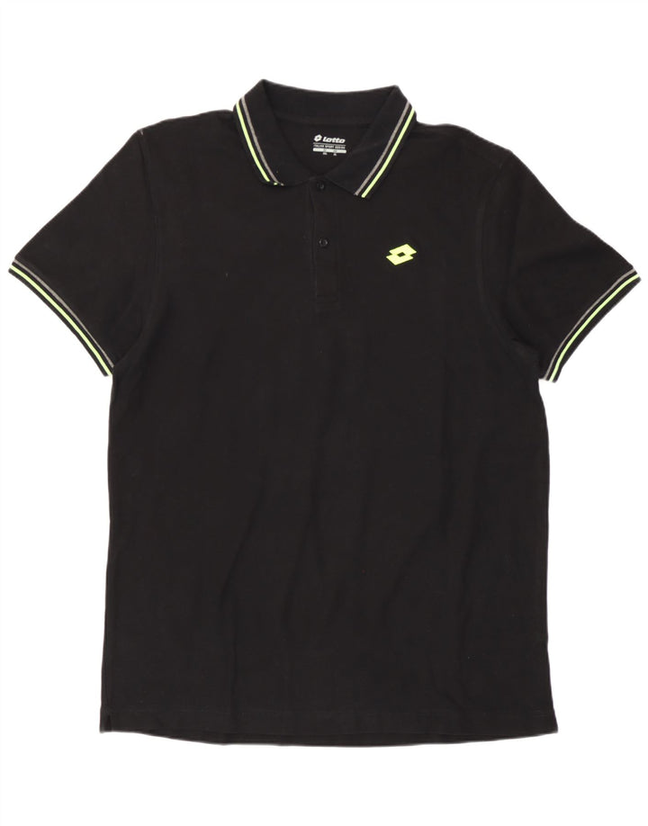 Lotto Mens Polo Shirt XL Black