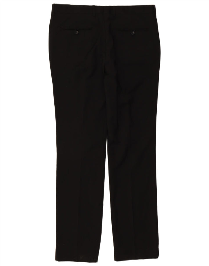 Zara Slim Anzughose für Herren, EU 44, Größe L, W34, L34, Schwarz, Polyester