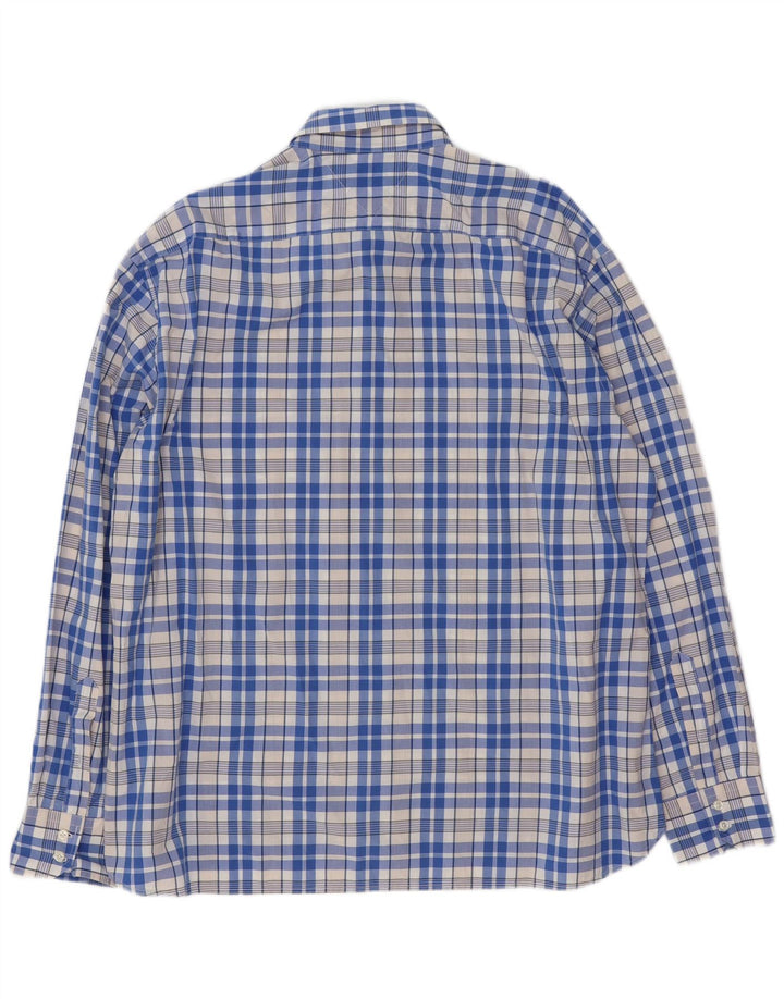 Tommy Hilfiger Herrenhemd XL, blau kariert, Baumwolle