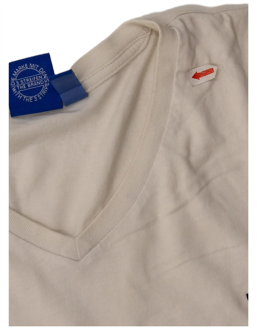 Adidas Mens T-Shirt Top XL White Cotton