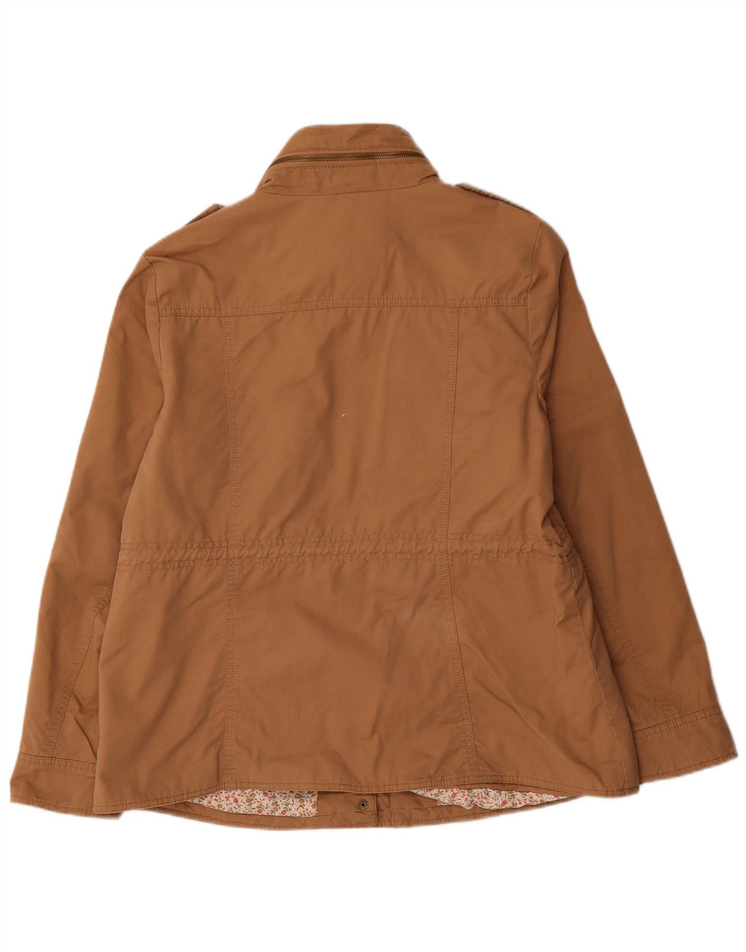 Marks & Spencer Dame Indigo Hooded Utility Jacket UK 14 Large Beige
