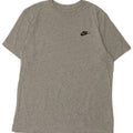 T-shirt da uomo NIKE Top in cotone grigio medio