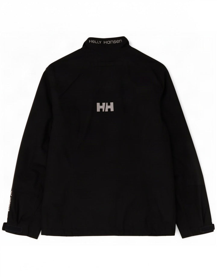 Jachetă Windbreaker pentru femei Helly Hansen cu grafică UK 14 Poliester mediu negru