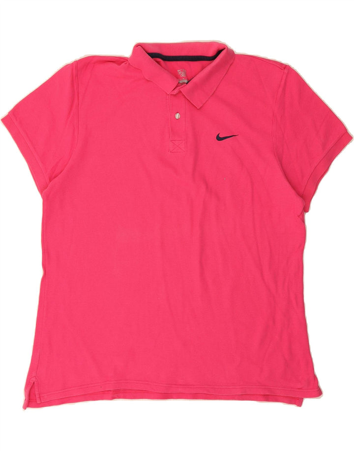 NIKE Mens Polo Shirt XL Pink Vintage Nike and Second-Hand Nike from Messina Hembry 