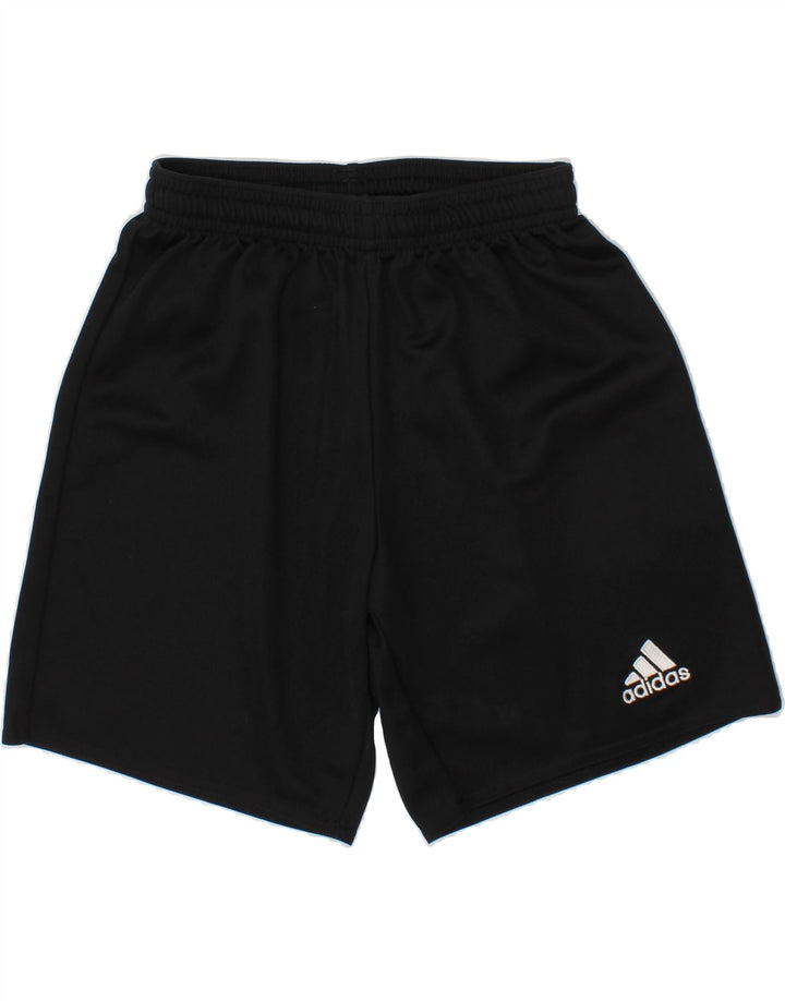 ADIDAS Boys Sport Shorts 9-10 Years Black Polyester Vintage Adidas and Second-Hand Adidas from Messina Hembry 