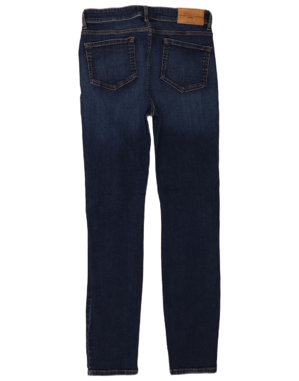 Женские джинсы скинни Max Mara, Великобритания, 16, большие, W36, L31, темно-синие, хлопок