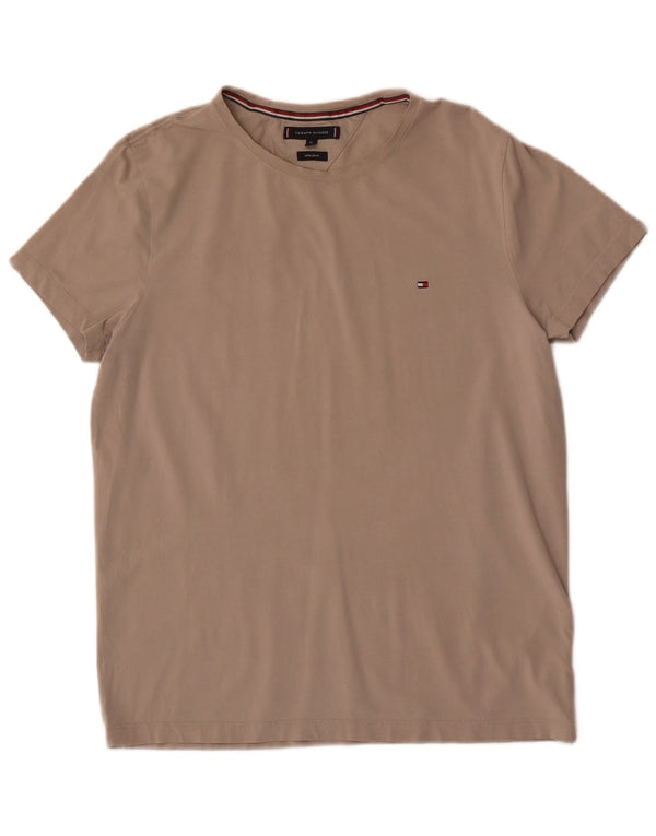 Tommy Hilfiger T-Shirt Extra Slim Homme Gris XL Coton