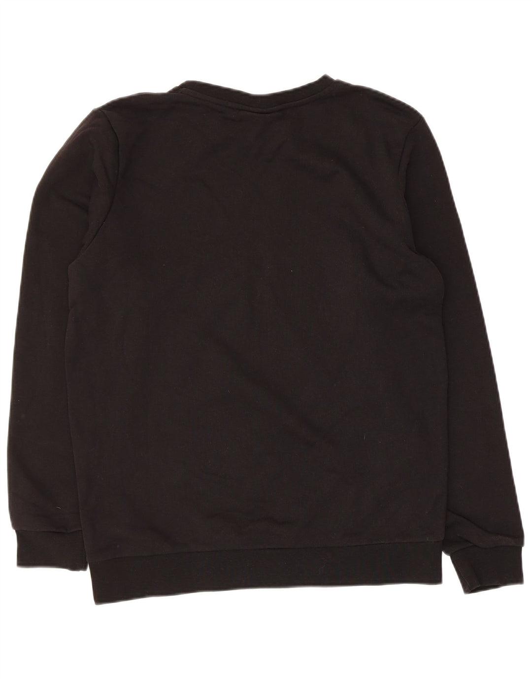 Gaelle Womens Sweatshirt Jumper UK 14 Medium Black Cotton
