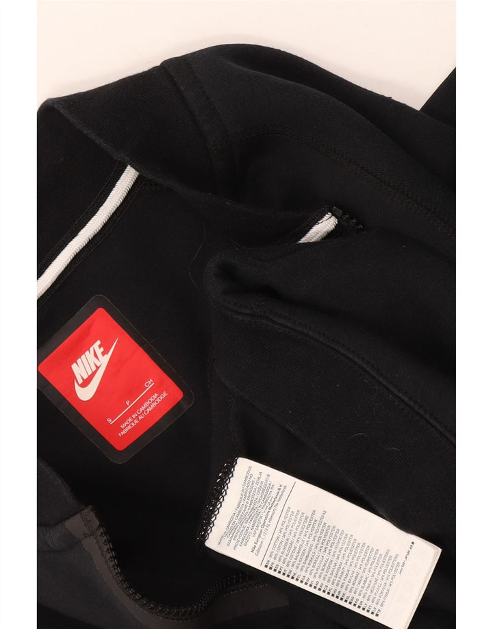 Nike Mens Tracksuit Top Jacket Small Black Cotton