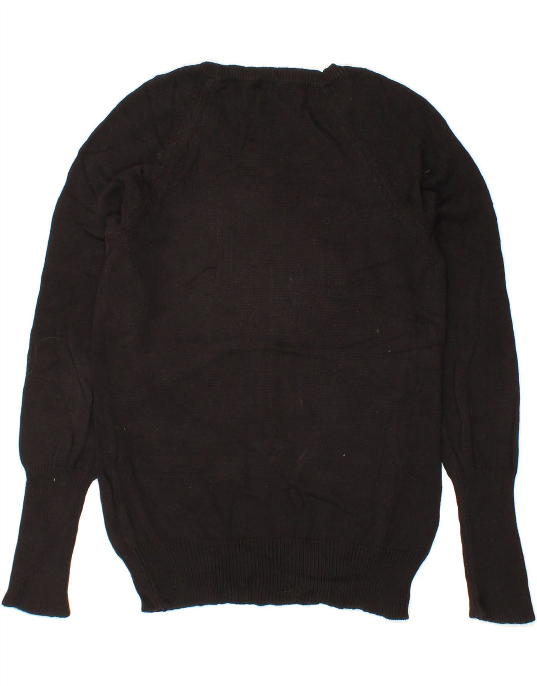 J. CREW Womens Crew Neck Jumper Sweater UK 12 Medium Black Vintage J. Crew and Second-Hand J. Crew from Messina Hembry 