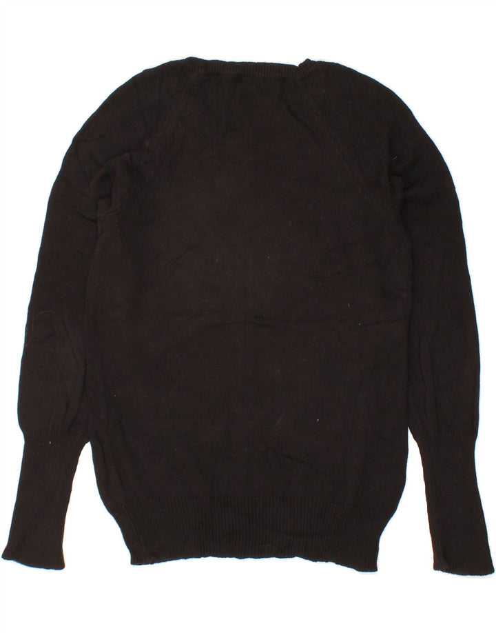 J. CREW Womens Crew Neck Jumper Sweater UK 12 Medium Black Vintage J. Crew and Second-Hand J. Crew from Messina Hembry 