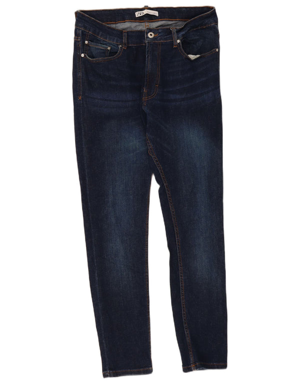 Zara Jean skinny pour homme EU 44 Large W34 L29 Bleu marine