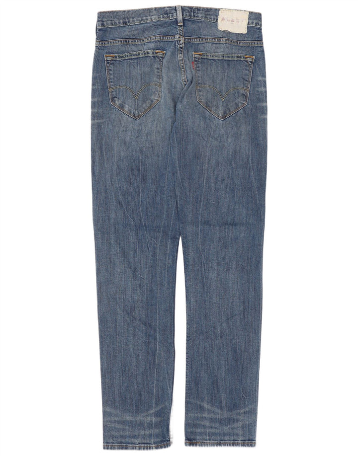 Levi's Mens 519 Slim Jeans W33 L34 Blue Cotton