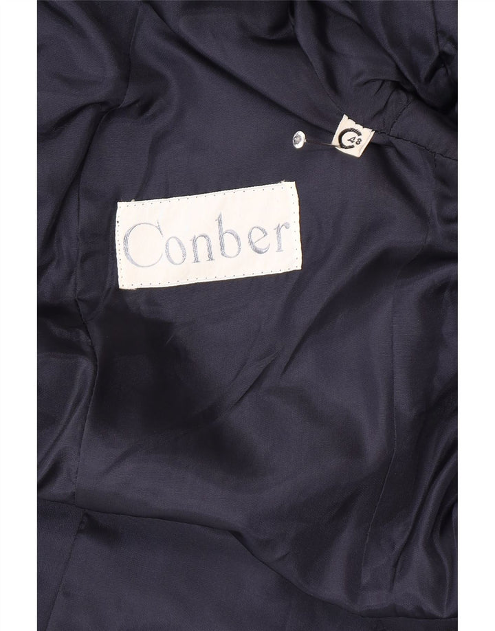 Soprabito vintage da donna IT 48 XL Blu Navy
