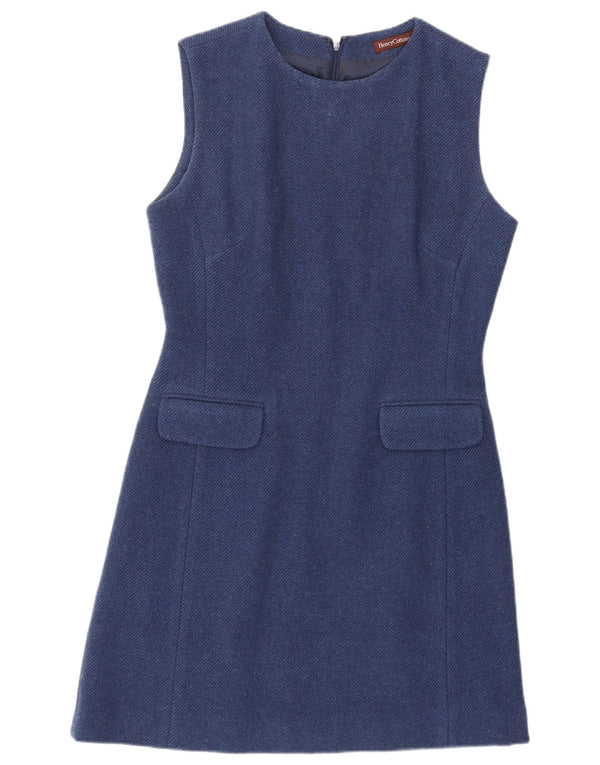 Henry Cottons Womens Sleeveless Regular Sheath Dress IT 44 Medium Blue