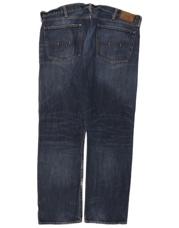 Jeans dritti da uomo Polo Ralph Lauren W42 L32 cotone blu