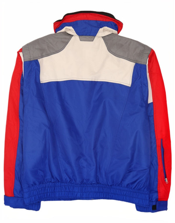 Dialto Mens Ski Jacket IT 56 3XL Blue Colourblock Polyester