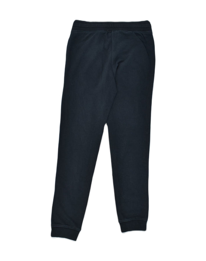 DIADORA Womens Tracksuit Trousers Joggers UK 6 XS Navy Blue Cotton | Vintage | Thrift | Second-Hand | Used Clothing | Messina Hembry 