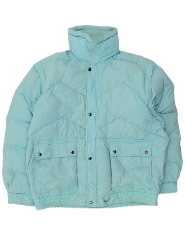 Supra Mens Padded Jacket UK 42 XL Blue Polyester