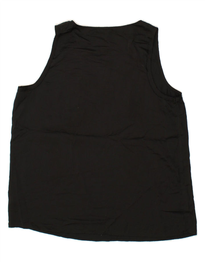 MOSSIMO Womens Sleeveless Blouse Top UK 20 2XL Black Polyester Vintage Mossimo and Second-Hand Mossimo from Messina Hembry 