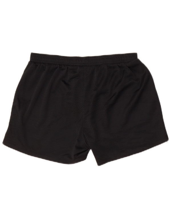 Champion Womens Sport Shorts UK 12 Medium Black Polyester