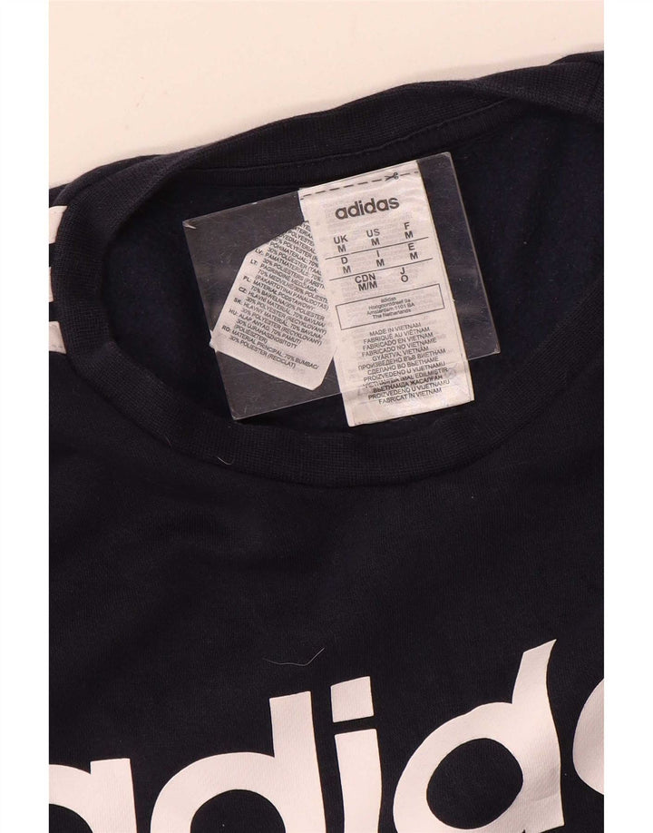 Adidas Sweatshirt Jumper Medium Marineblå Polyester til mænd